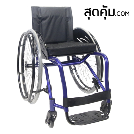 รถเข็นสปอร์ตวีลแชร์ ล้อใหญ่ 23 นิ้ว รุ่น 722