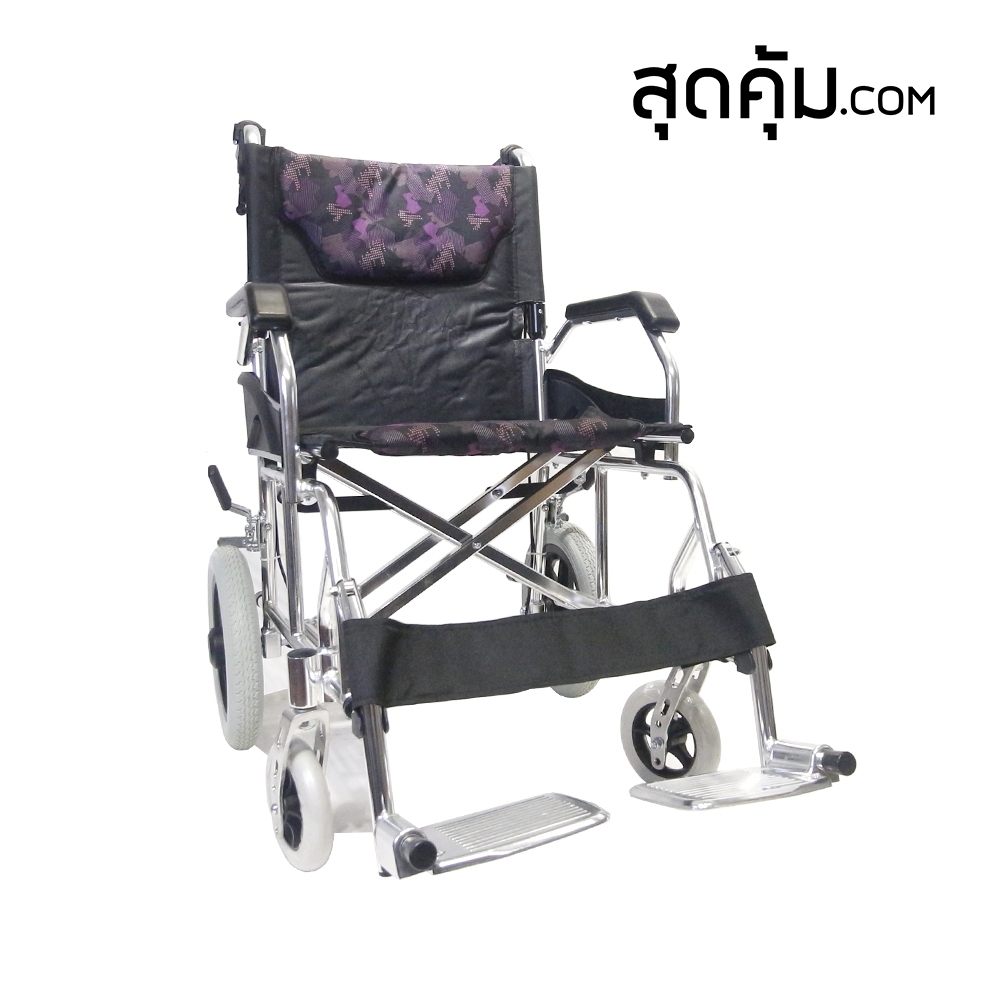 สุดคุ้ม รถเข็นผู้สูงอายุ อลูมิเนียมอัลลอยด์ พับได้ ล้อเล็ก 12 นิ้ว รุ่น 800L