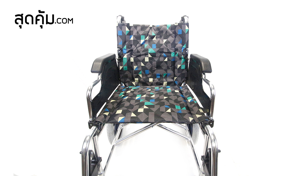 สุดคุ้ม รถเข็นผู้สูงอายุ อลูมิเนียมอัลลอยด์ พับได้ ล้อ 16 นิ้ว รุ่น 907