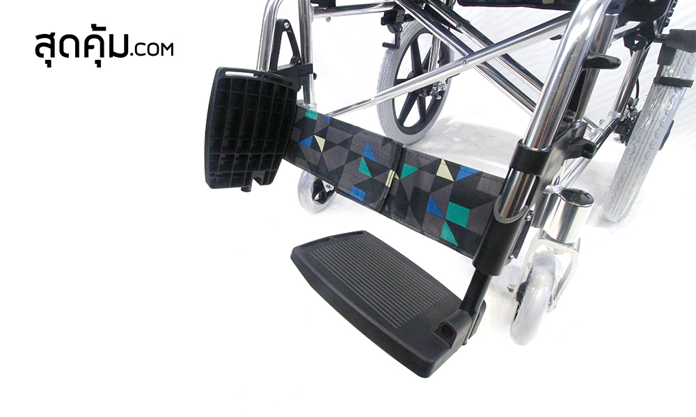 สุดคุ้ม รถเข็นผู้สูงอายุ อลูมิเนียมอัลลอยด์ พับได้ ล้อ 16 นิ้ว รุ่น 907