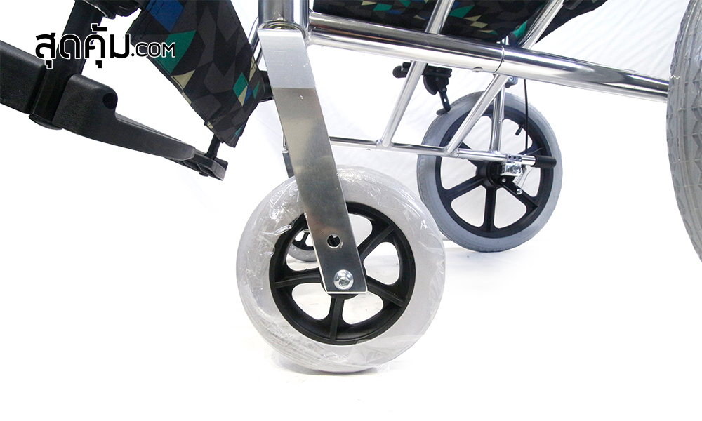 สุดคุ้ม รถเข็นผู้สูงอายุ อลูมิเนียมอัลลอยด์ พับได้ ล้อ 16 นิ้ว รุ่น 907