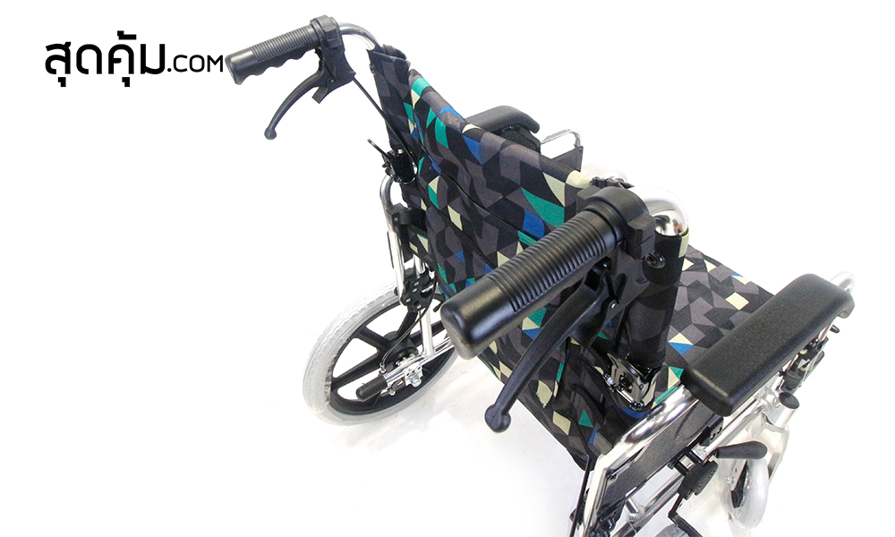 สุดคุ้ม รถเข็นผู้สูงอายุ อลูมิเนียมอัลลอยด์ พับได้ ล้อ 16 นิ้ว รุ่น 907