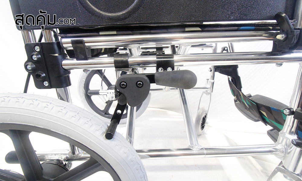 สุดคุ้ม รถเข็นผู้สูงอายุ อลูมิเนียมอัลลอยด์ พับได้ ล้อ 16 นิ้ว รุ่น 907