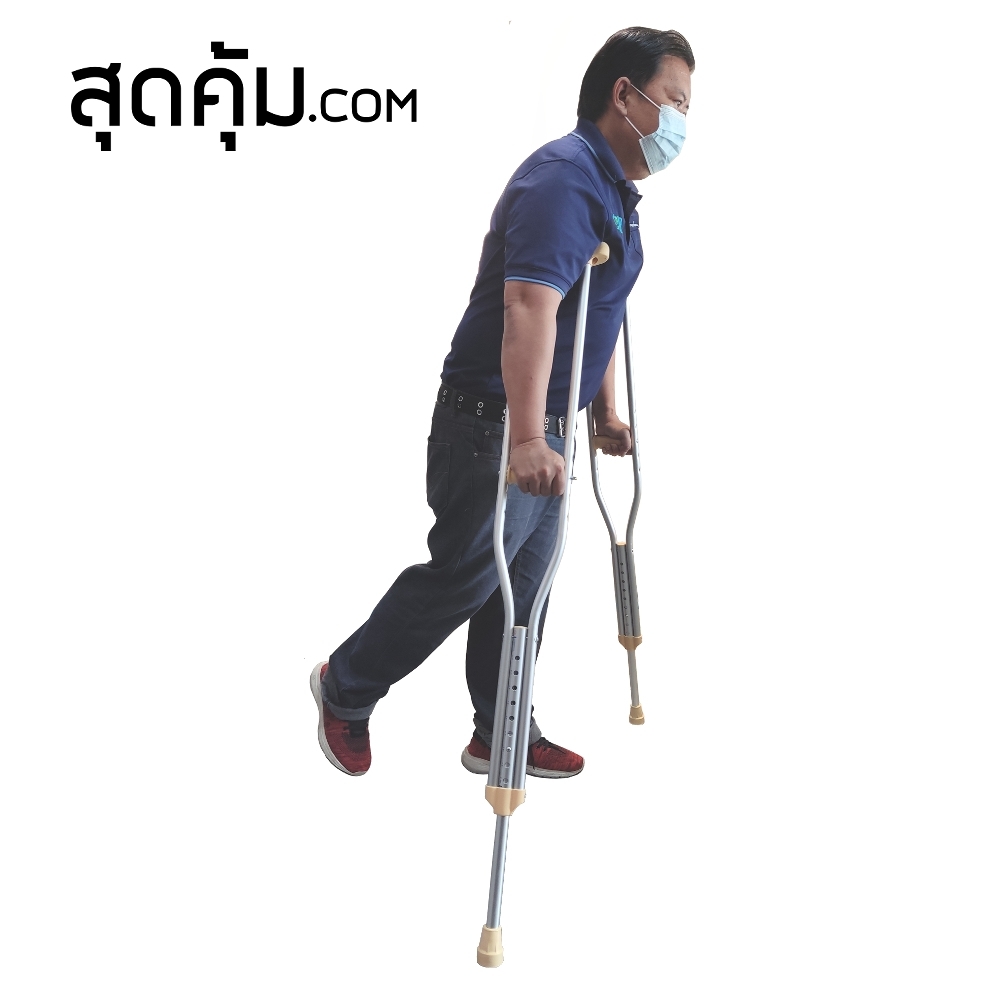 ไม้เท้าค้ำยัน-Foshan-Crutches-Size-M-ปรับความสูงได้ 9 ระดับ
