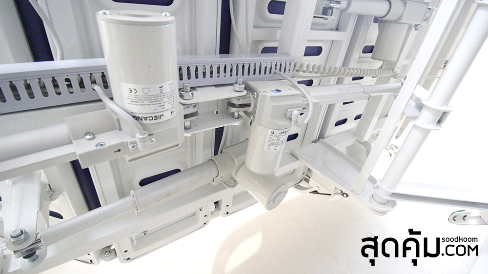 เตียงผู้ป่วยและคนชราไฟฟ้า 5 ไกร์ ราวปีกนก รุ่น SK-5S มอเตอร์เตียงผู้ป่วยไฟฟ้า 5 ไกร์ รุ่น SK-5S มอเตอร์ไฟฟ้ามาตรฐานยุโรป UL/ROHS/EN ความเบาเสียงต่ำกว่าระดับ 50 เดซิเบล ทดสอบการใช้งานมากกว่า 20,000 ครั้ง