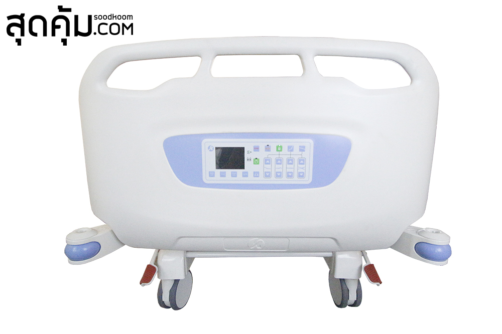 เตียงผู้ป่วยและคนชราไฟฟ้า 5 ไกร์ ราวปีกนก รุ่น SK-5S มีแผงควบคุมดูแลผู้ป่วยมากถึง 6 จุด ด้วยกัน แผงควบคุมที่ราวปีกนกทั้งด้านนอกและด้านใน 4 จุด, แผงควบคุมที่ท้ายเตียงพร้อมหน้าจอ LCD บอกสถานะการทำงาน 1 จุด และรีโมทคอนโทรลอีก 1 จุด