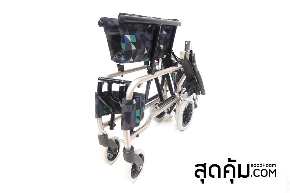 รถเข็นผู้สูงอายุ ขนาดเล็กพับได้ ล้อ 8 นิ้ว