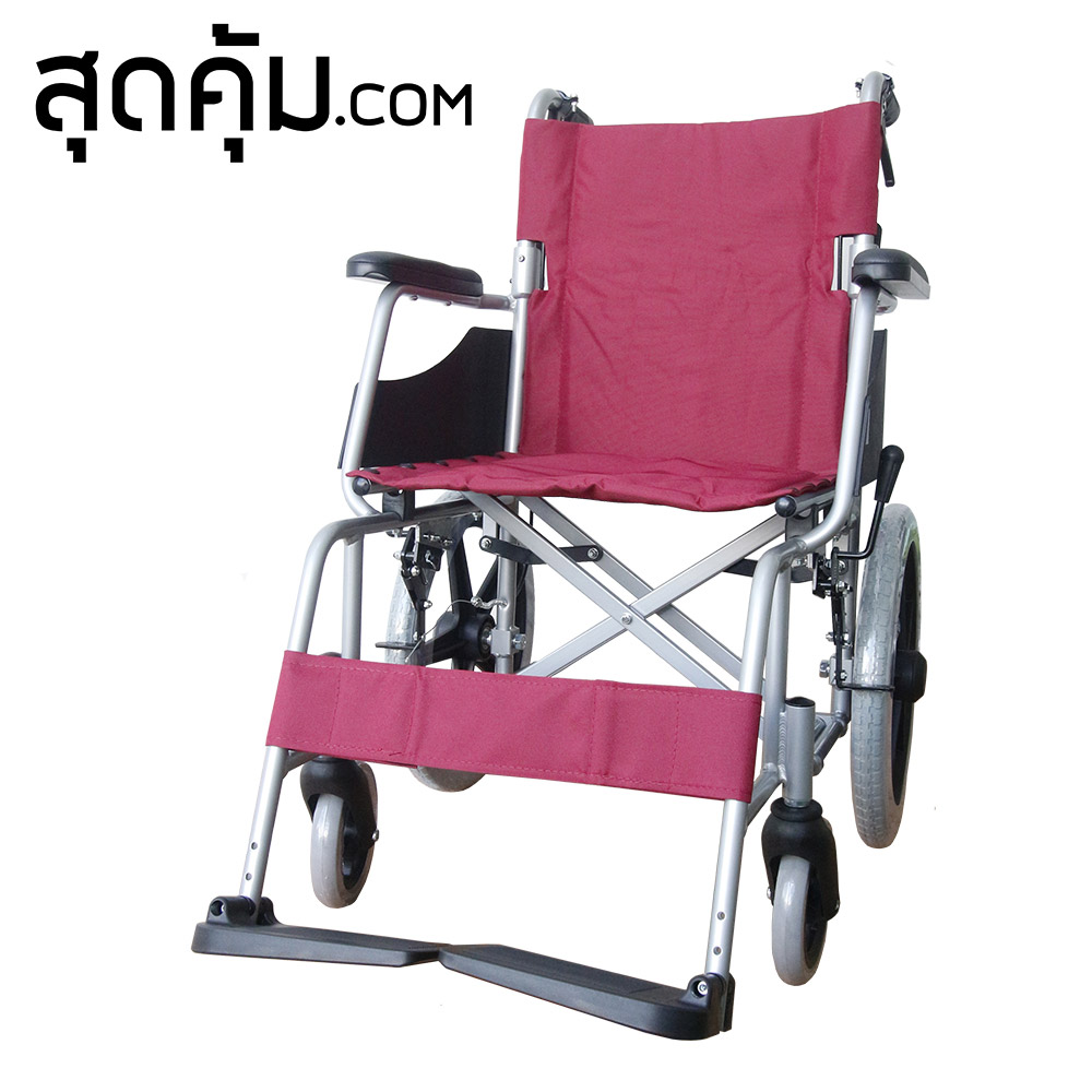 รถเข็นผู้สูงอายุ โครงเหล็กคาร์บอนสตีล พับได้ ล้อ 16 นิ้ว รุ่น SY-10RS