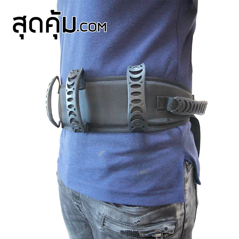 เข็มขัดพยุงตัวผู้ป่วย Safety Transfer Support Belt Free Size รุ่น AGES Belt Black Free