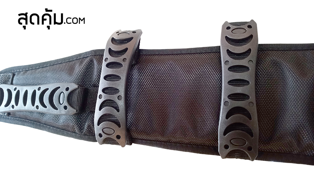 เข็มขัดพยุงตัวผู้ป่วย-เข็มขัดช่วยหัดเดิน-Safety-Transfer-Support-Belt-Free-Size-รุ่น-AGES-Belt-Black-Free