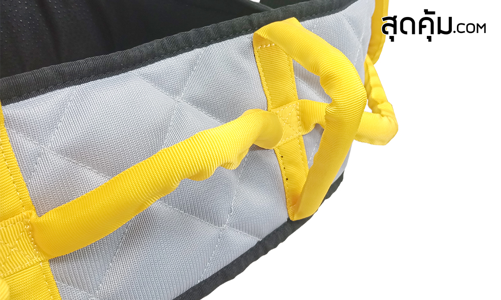 เข็มขัดพยุงตัวผู้ป่วย-เข็มขัดช่วยหัดเดิน-Safety-Transfer-Belt-Size-L-รุ่น-AGES-Belt-Yellow-Hook