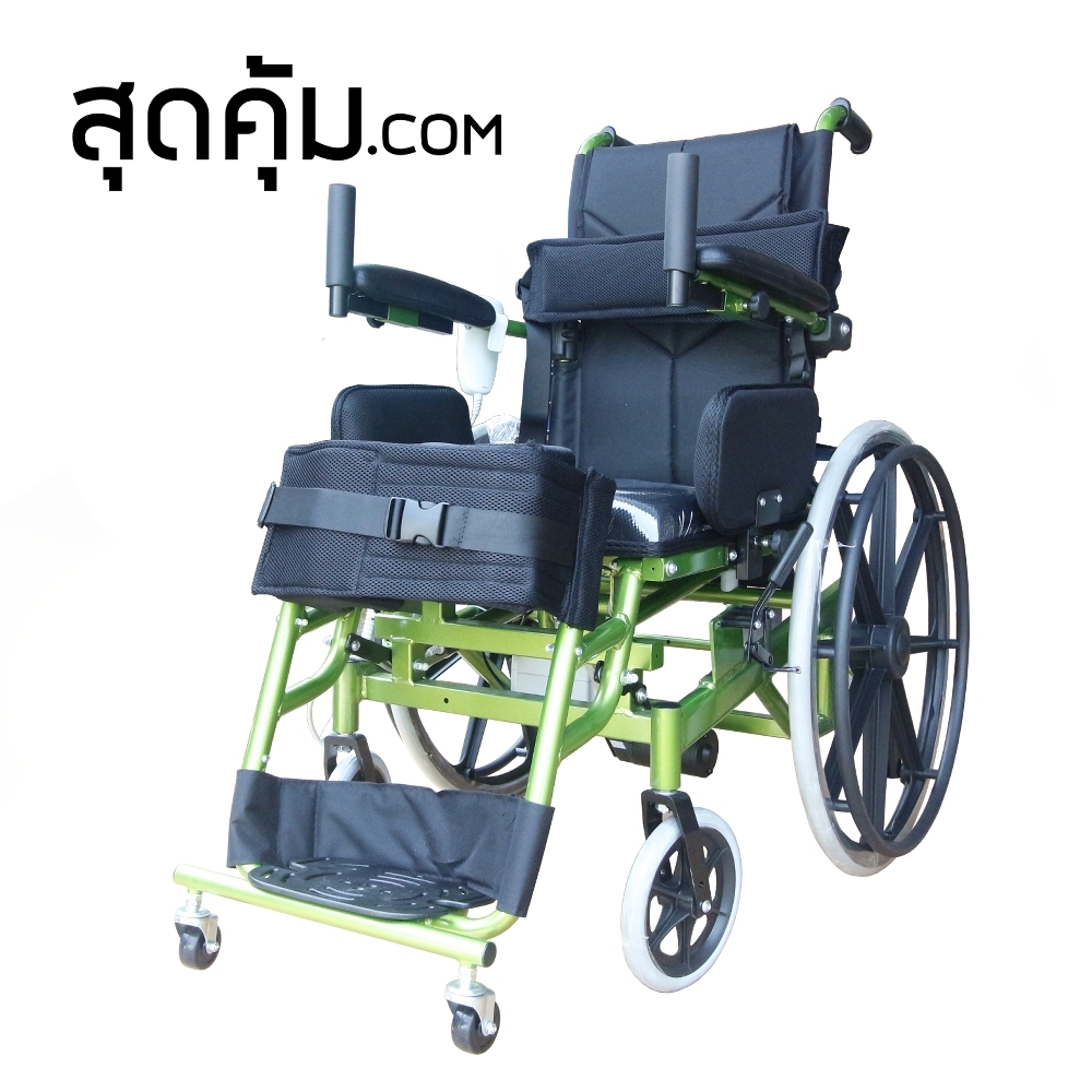 รถเข็น-วีลแชร์-สปอร์ต-ไฟฟ้า-ปรับยืน-Standing-Sport-Electric-Wheelchair-รุ่น-Super-Standing-Auto