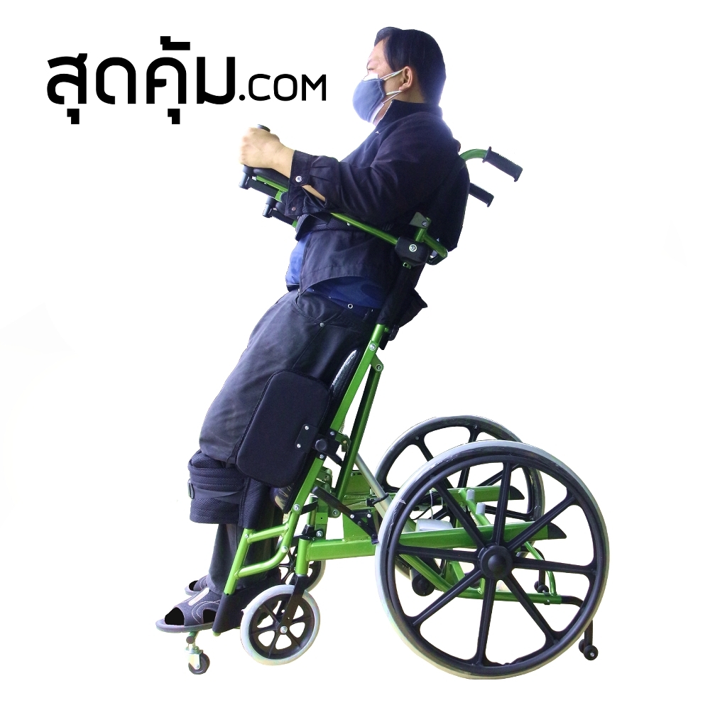 รถเข็น-วีลแชร์-สปอร์ต-ไฟฟ้า-ปรับยืน-Standing-Sport-Electric-Wheelchair-รุ่น-Super-Standing-Auto