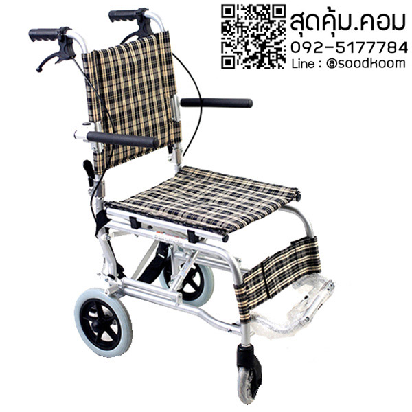 รถเข็นผู้สูงอายุ ขนาดเล็กพับได้ ล้อ 8 นิ้ว รุ่น SM-101