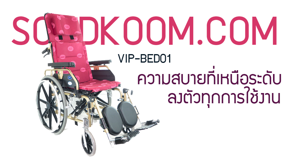 รถเข็นปรับนอน VIP