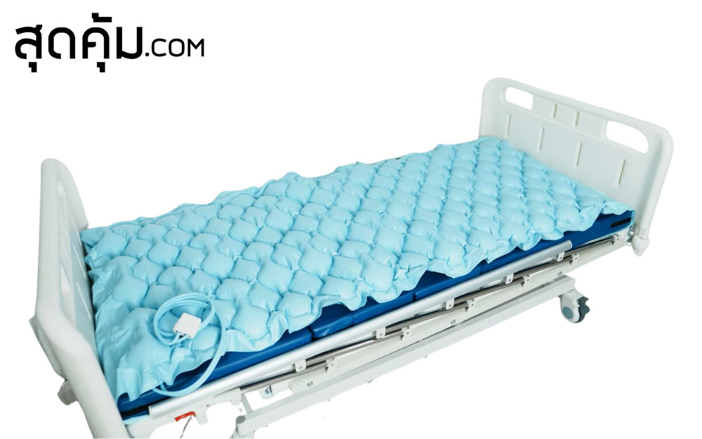 ที่นอนลมแบบรังผึ้งสีฟ้า (Honeycomb) หนา 2.5 นิ้ว